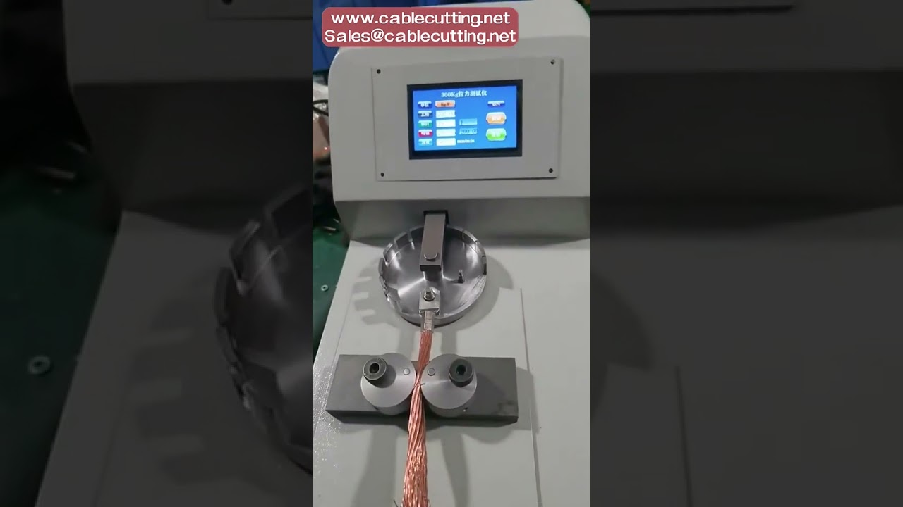 Mesin Ujian Tarik Terminal Harness Elektrik dengan LCD, Storan Memori & Pemegang Aloi Aluminium