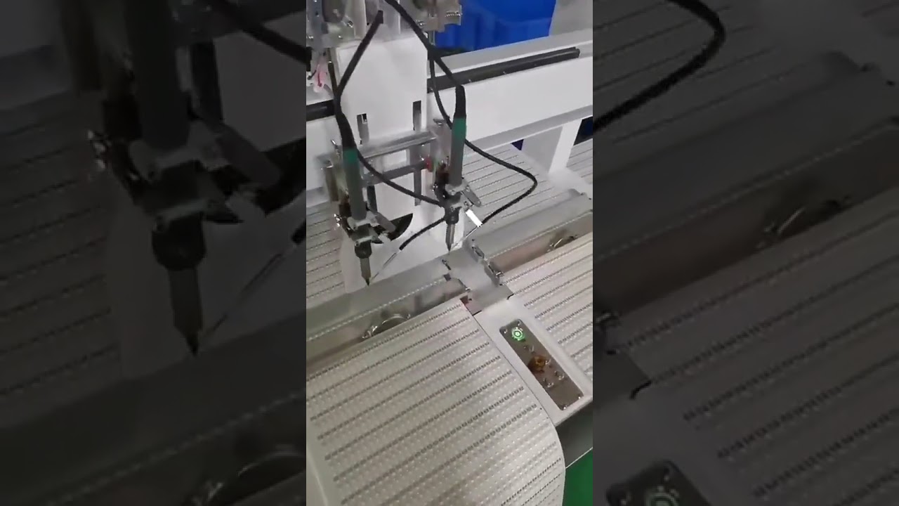 Mesin Pematerian Automatik 4 Paksi Dua Stesen Pemanasan Frekuensi Tinggi untuk Pematerian Transformer & Relay