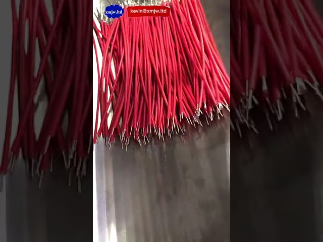 Mesin Potong, Kupas, dan Crimp Kabel Wayar Automatik Penuh Model Senyap – Tingkatkan Produktiviti Kilang
