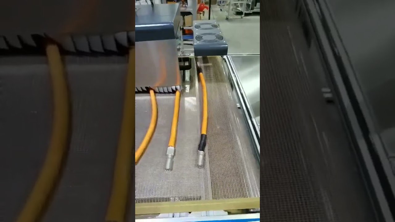 Mesin Pengecutan Tiub Haba Inframerah untuk Abah-Abah Wayar Elektronik - Pengecutan Tempatan Automatik