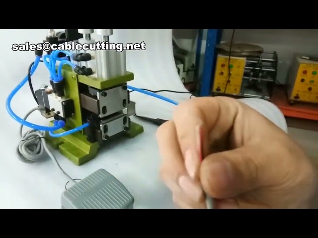 Mesin Pelucut Kabel Pelbagai Teras Pneumatik 3F | Efisien & Tepat