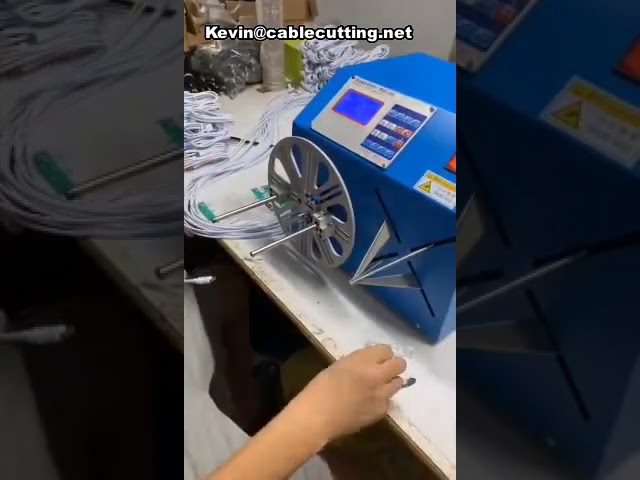 Mesin Penggulung dan Pengikat Kabel USB, Audio, dan Earphone Automatik