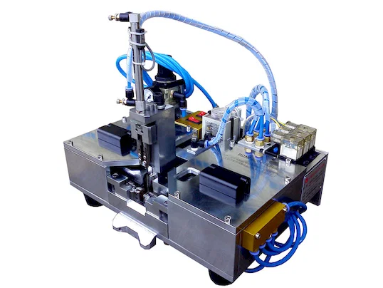 Ganda Sided Mesin Penjalur Wayar WPM-903 - Mesin Berus Wayar Separuh Auto