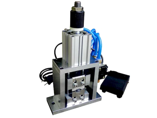 Vertical Aluminum Foil Mesin Pemotong WPM-901 - Mesin Berus Wayar Separuh Auto